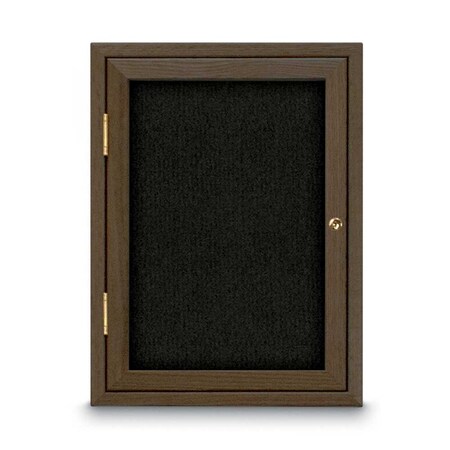 United Visual Products Sliding Door Indoor Enclosed Corkboard, 7, UV9028ACS-SATIN-COBACC UV9028ACS-SATIN-COBACC